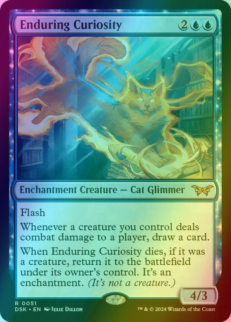Enduring Curiosity [51] [Duskmourn: House of Horror] [Foil]