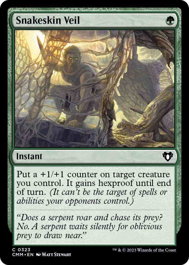 Snakeskin Veil [323] [Commander Masters] [Non-Foil]