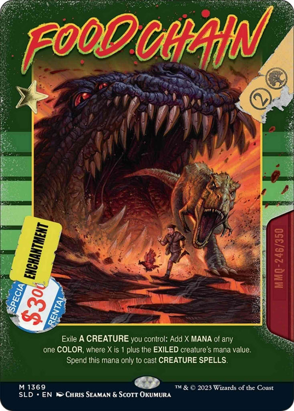 Food Chain [1369] [Borderless] [Now On VHS!] [Secret Lair Drop] [Non-Foil]