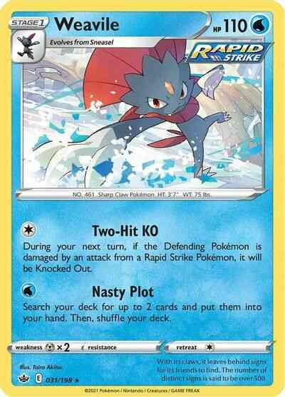 Weavile - 031/198 - Rare Holo [swsh6-031] [Holo]
