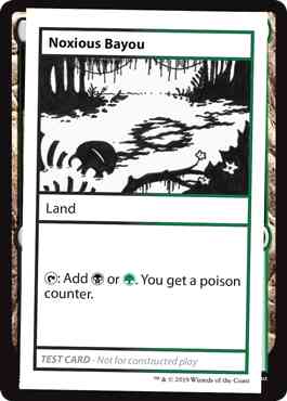 Noxious Bayou - No Symbol [118] [Mystery Booster Playtest Cards 2021] [Non-Foil]