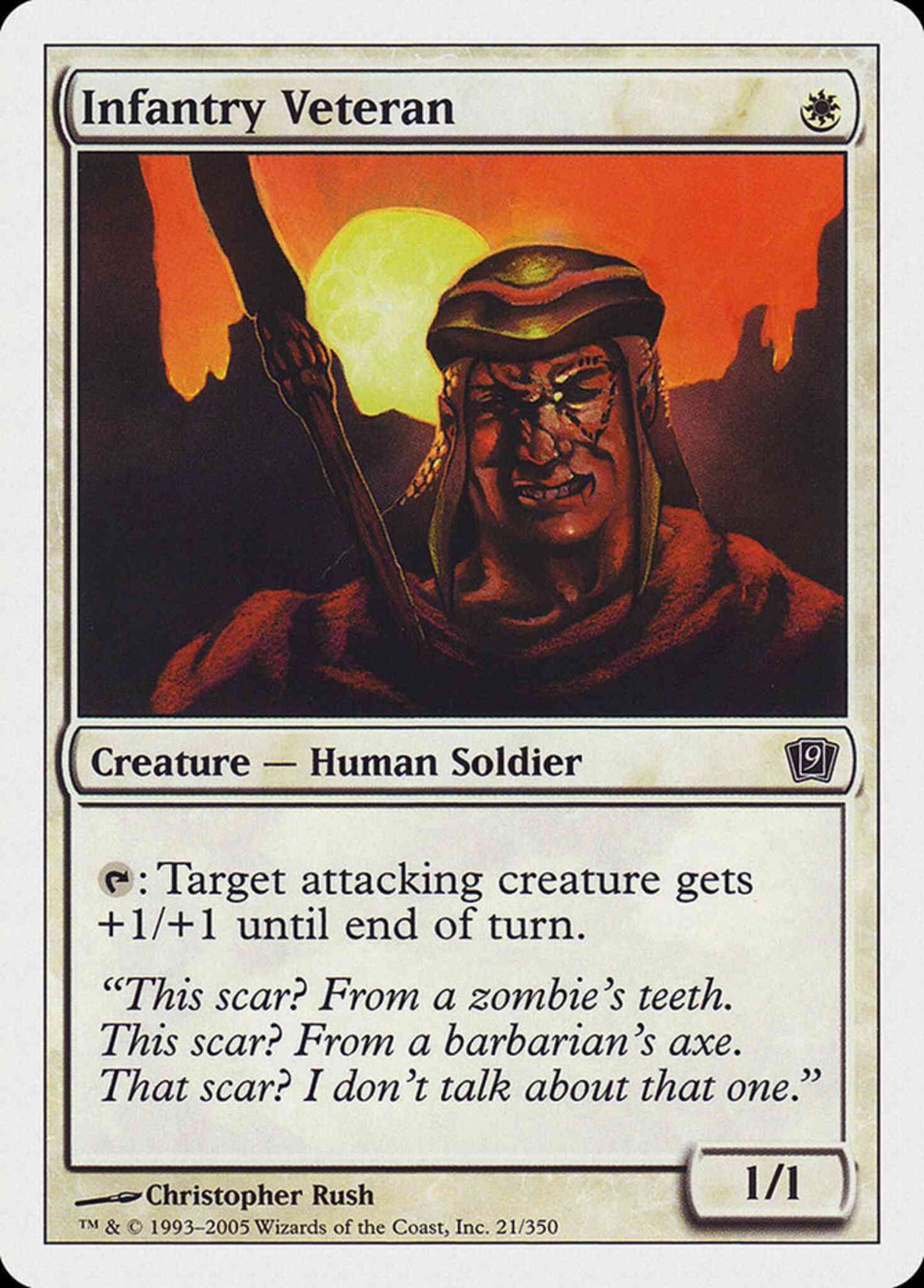 Infantry Veteran [21] [Ninth Edition] [Non-Foil]