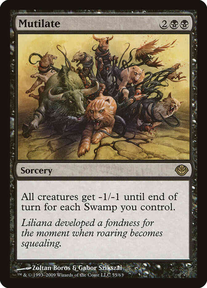 Mutilate [55] [Duel Decks: Garruk vs. Liliana] [Non-Foil]