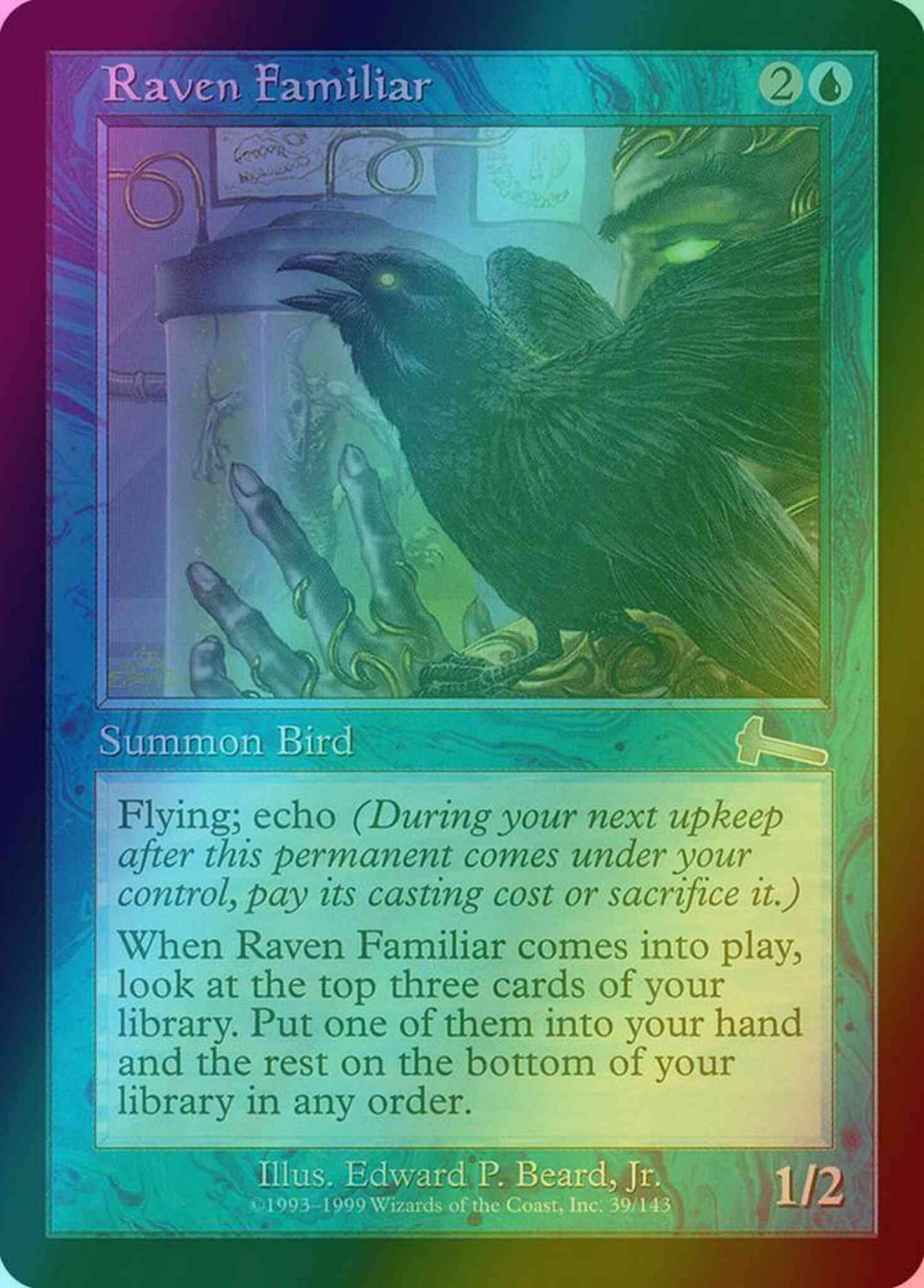Raven Familiar [39] [Urza's Legacy] [Foil]