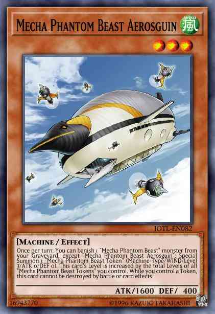Mecha Phantom Beast Aerosguin - MP14-EN114 - Ultra Rare - 1st Edition