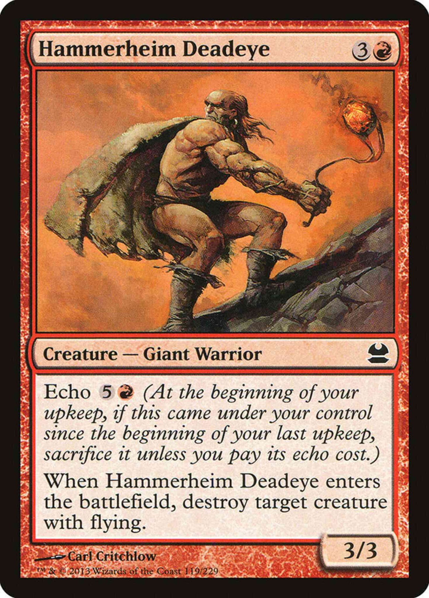 Hammerheim Deadeye [119] [Modern Masters] [Non-Foil]