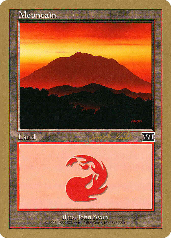 Mountain [jk343] [Janosch Kuhn] [343] [World Championship Decks 2000] [Non-Foil]