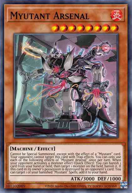 Myutant Arsenal - PHRA-EN089 - Super Rare - 1st Edition
