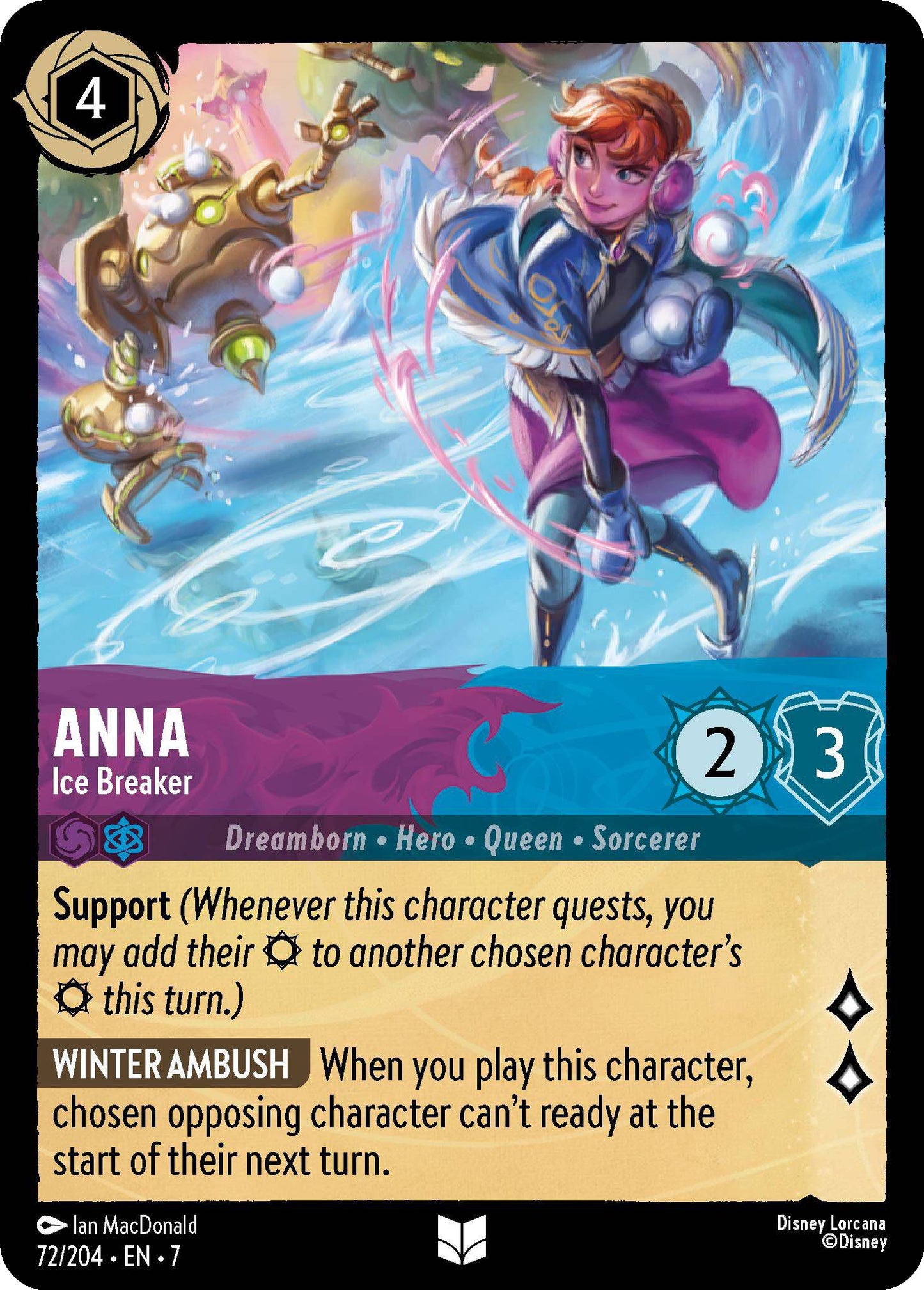 Anna - Ice Breaker - 72/204 [Archazia's Island] [Non-Foil]