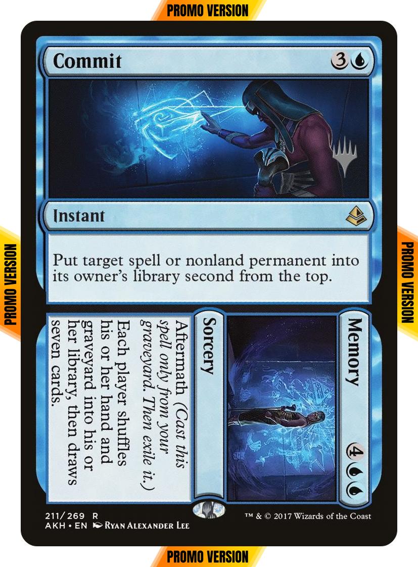 Commit // Memory [Promo Pack] [211p] [Amonkhet Promos] [Non-Foil]