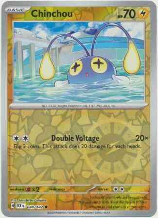 Chinchou - 048/142 - Common [sv07-048] [Reverse Holo]