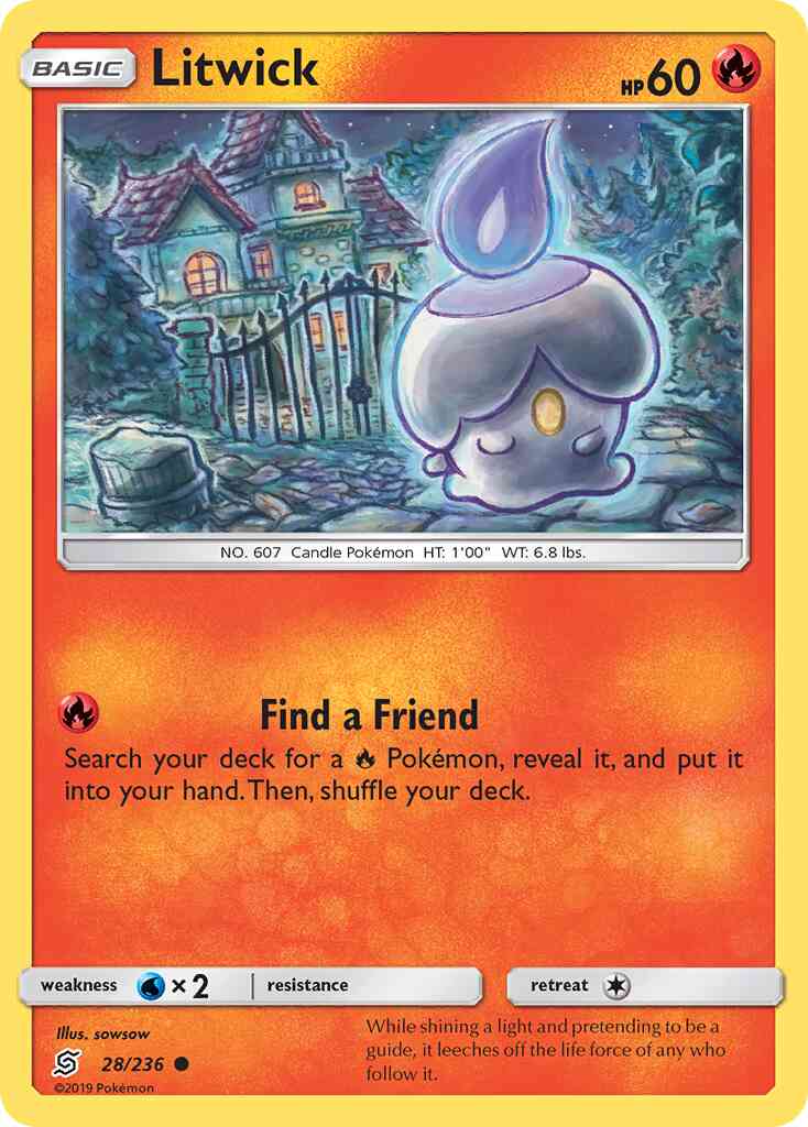 Litwick - 28/236 - Common [sm11-28] [Non-Holo]