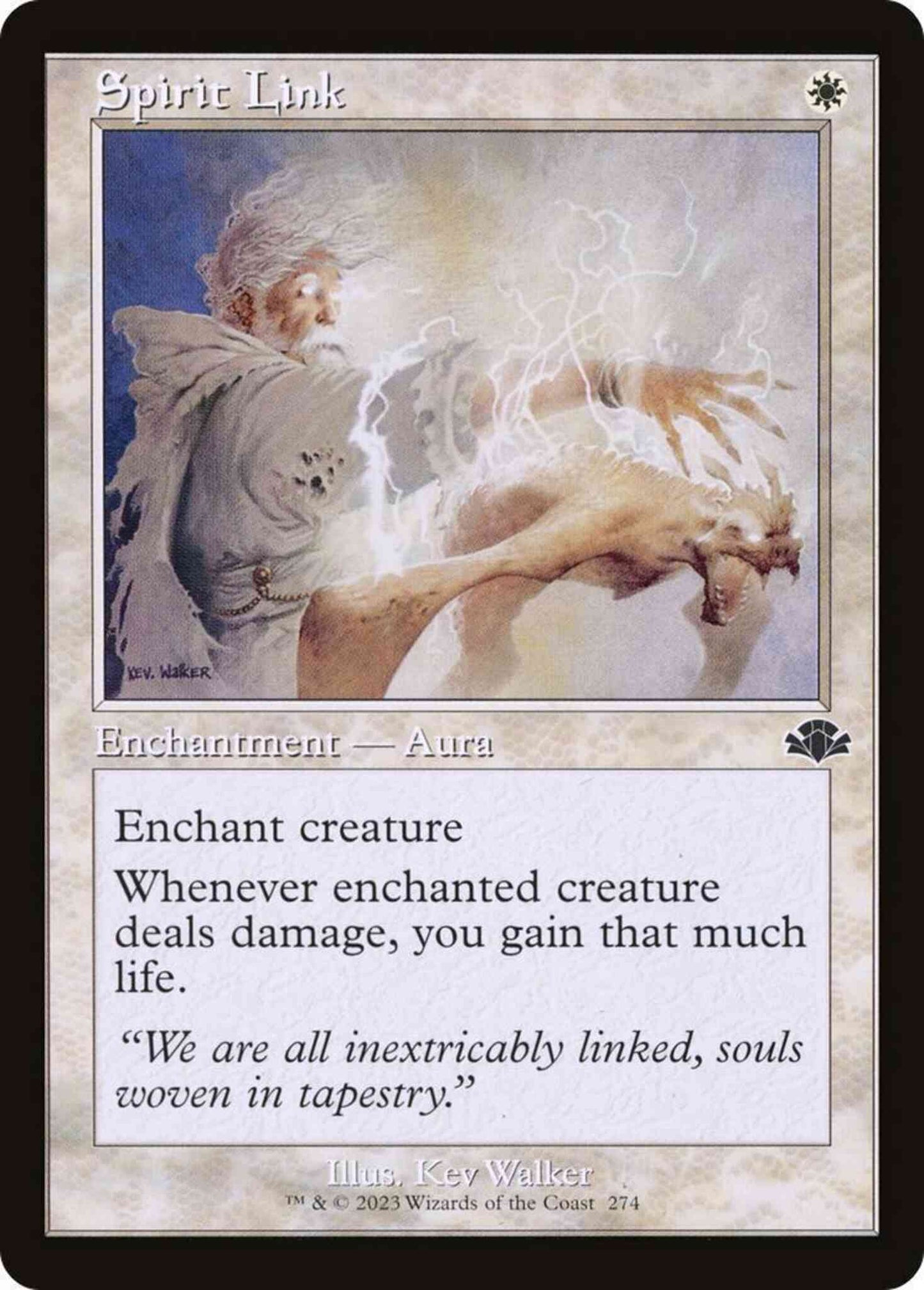 Spirit Link [274] [Retro Frame] [Dominaria Remastered] [Non-Foil]