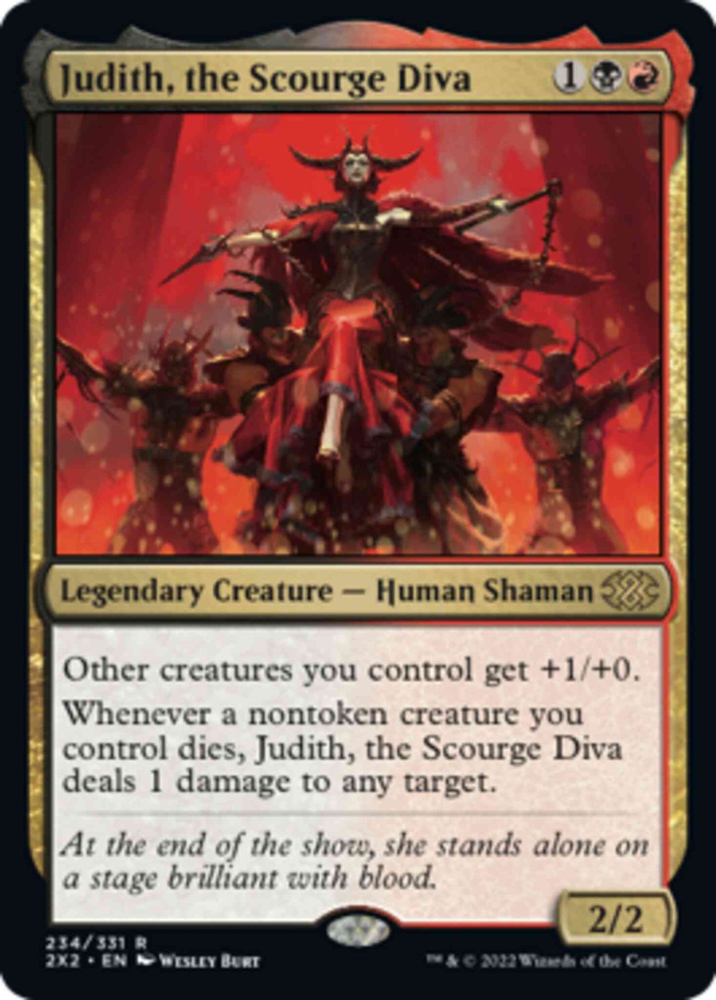 Judith, the Scourge Diva [234] [Double Masters 2022] [Non-Foil]