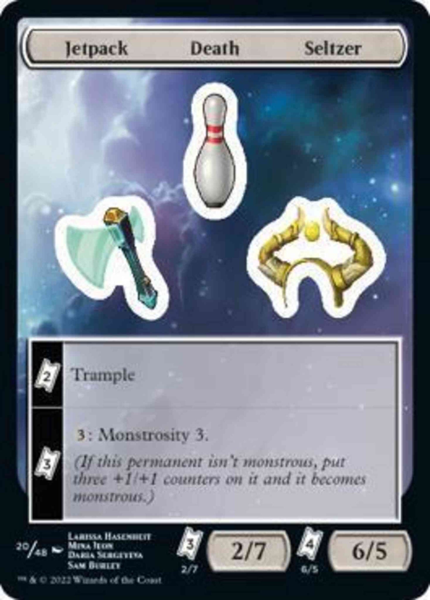 Jetpack Death Seltzer [20] [Unfinity Sticker Sheets] [Non-Foil]