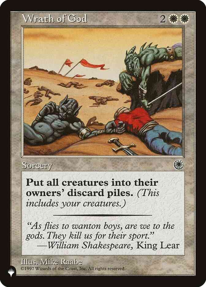 Wrath of God [POR-39] [The List] [Non-Foil]