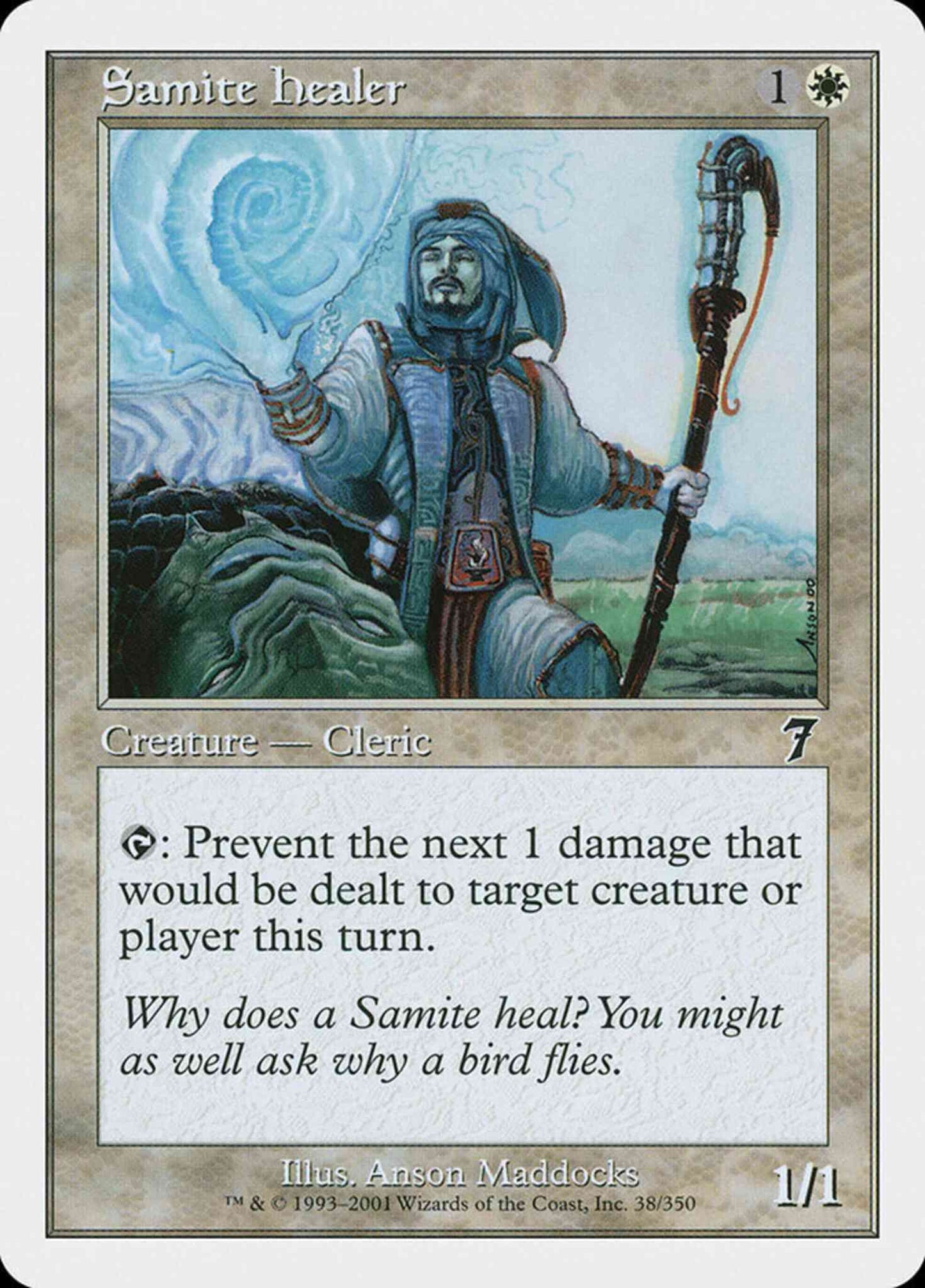 Samite Healer [38] [Seventh Edition] [Non-Foil]