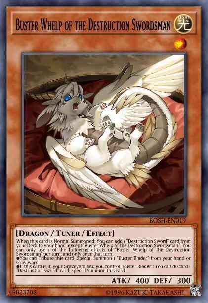 Buster Whelp of the Destruction Swordsman - BOSH-EN019 - Super Rare - 1st Edition