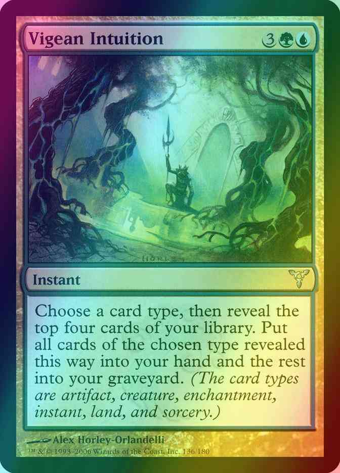 Vigean Intuition [136] [Dissension] [Foil]
