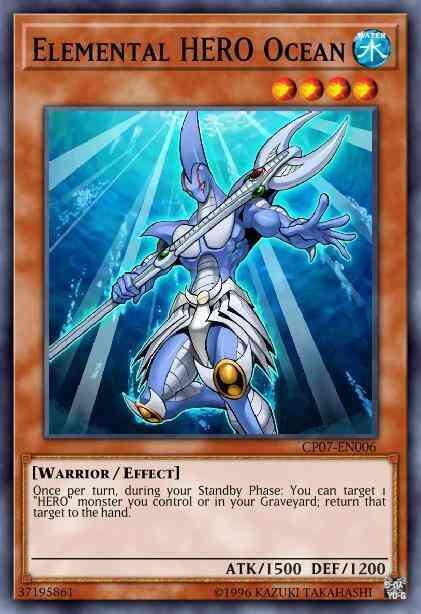 Elemental HERO Ocean - CP07-EN006 - Rare - Unlimited