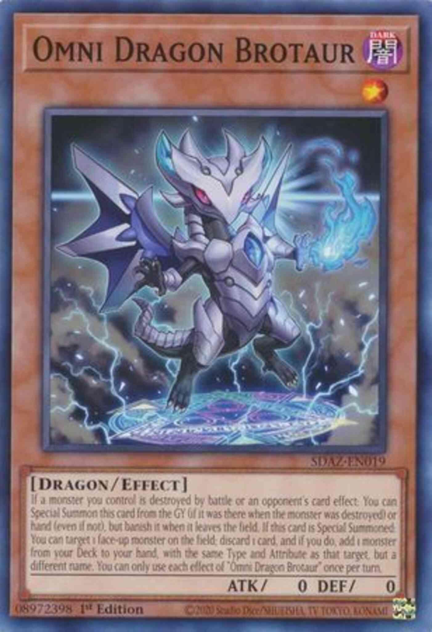 Omni Dragon Brotaur - SDAZ-EN019 - Common - 1st Edition