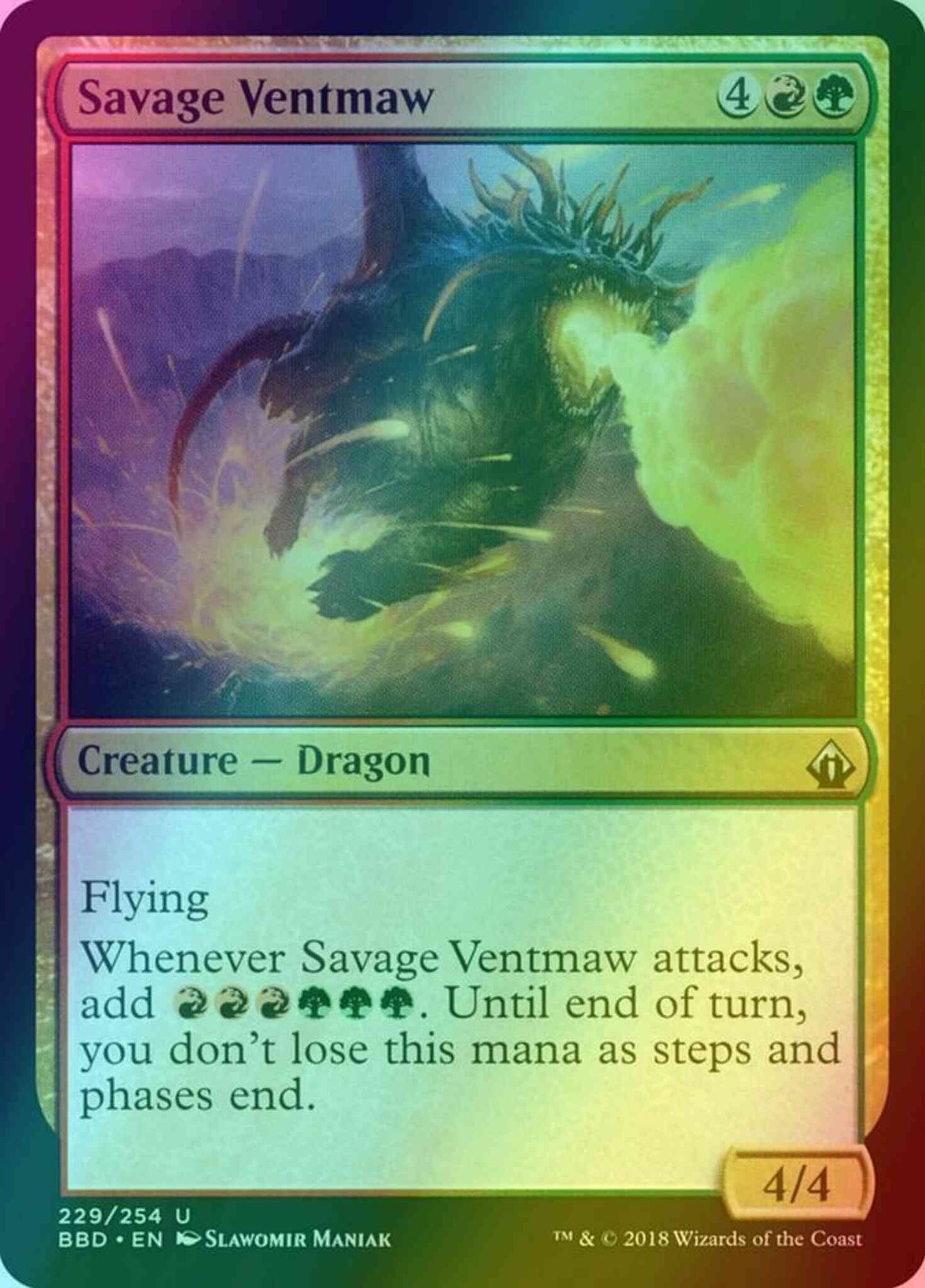 Savage Ventmaw [229] [Battlebond] [Foil]