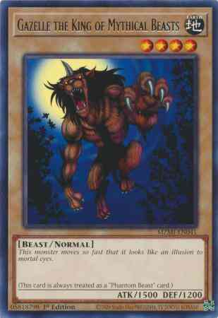 Gazelle the King of Mythical Beasts - MZMI-EN041 - Rare - 1st Edition