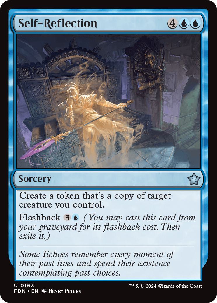 Self-Reflection [163] [Foundations] [Non-Foil]