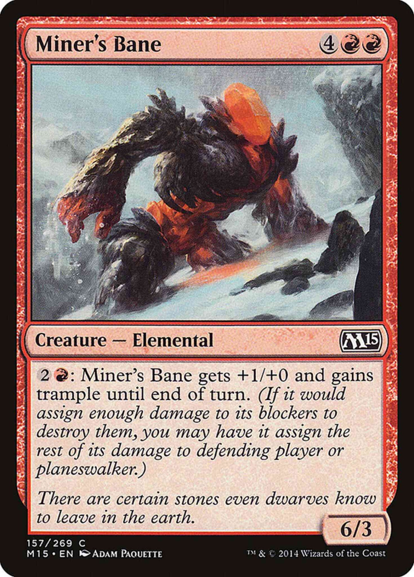 Miner's Bane [157] [Magic 2015] [Non-Foil]