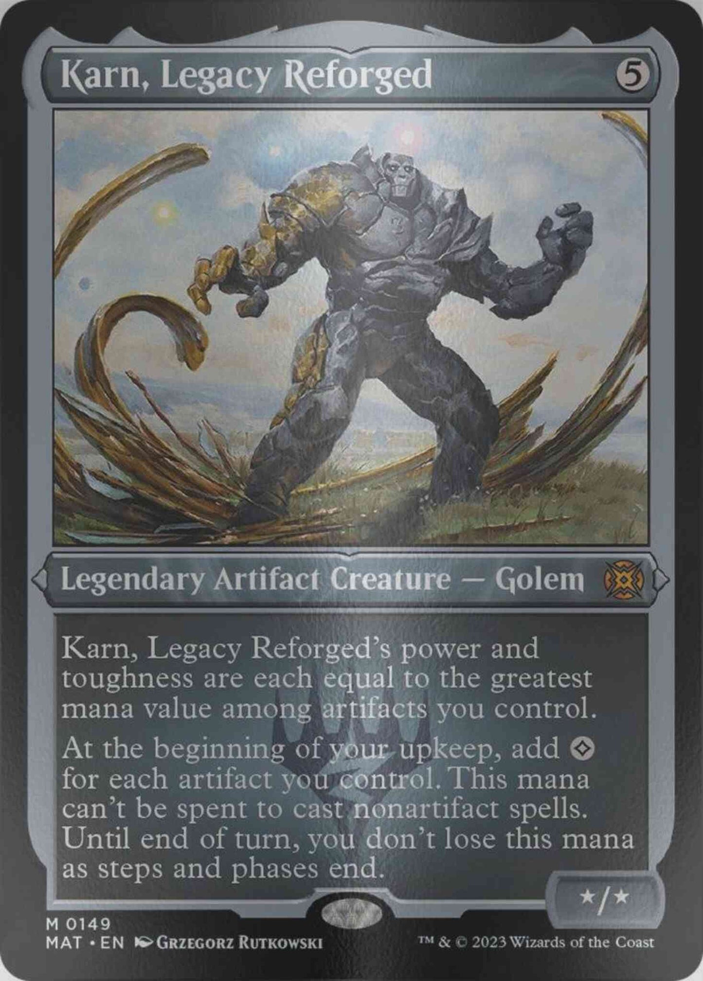 Karn, Legacy Reforged [149] [March of the Machine: The Aftermath] [Etched Foil]