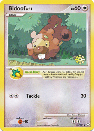 Bidoof - 73/123 - Pokemon Countdown Calendar Promo [Non-Holo]