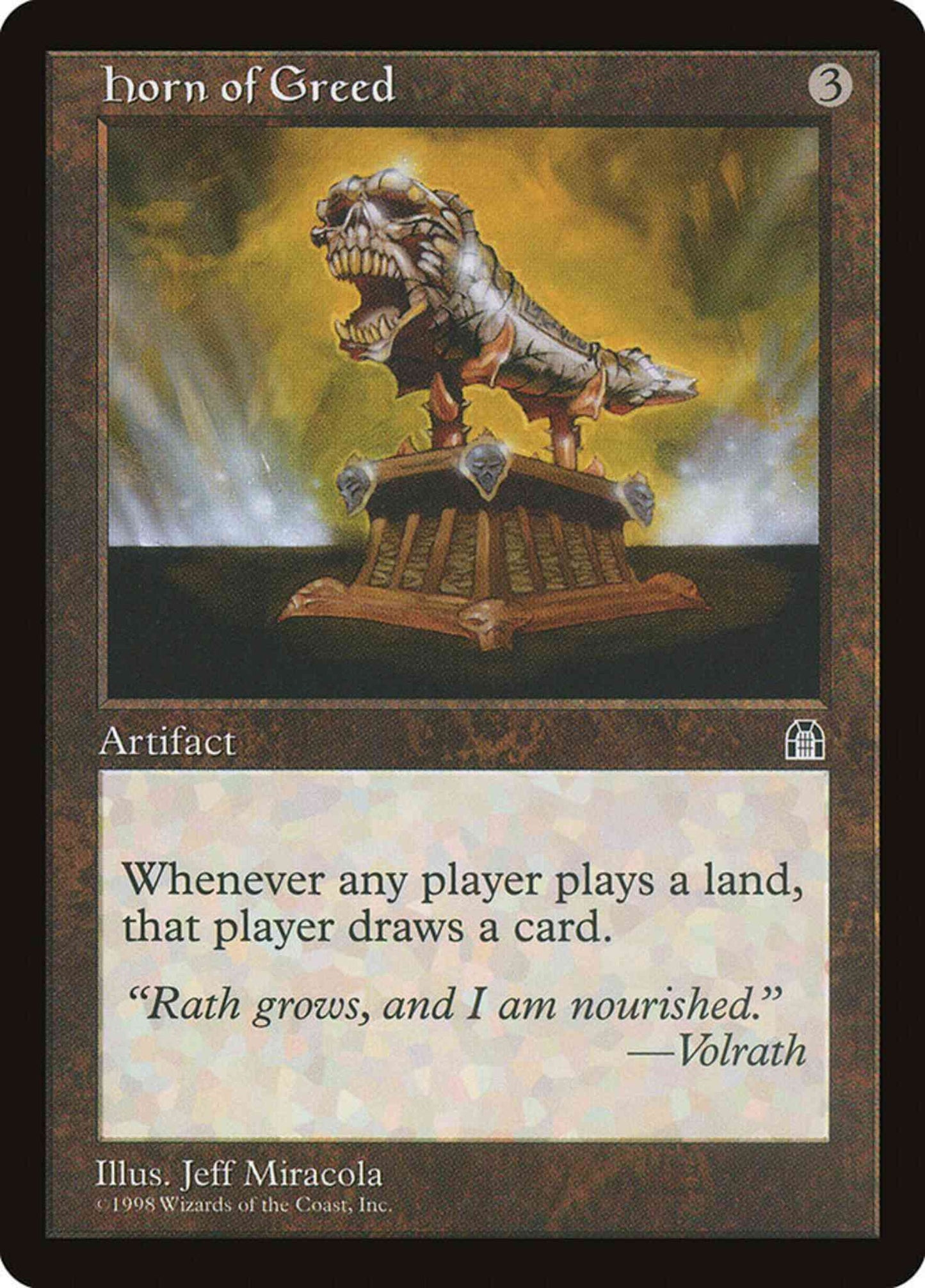 Horn of Greed [135] [Stronghold] [Non-Foil]