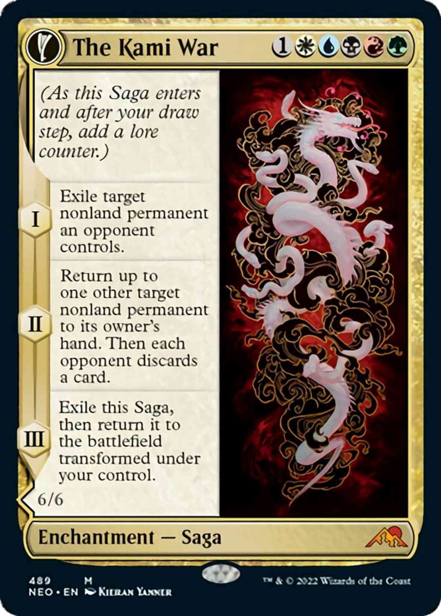 The Kami War // O-Kagachi Made Manifest [489] [Extended Art] [Kamigawa: Neon Dynasty] [Non-Foil]