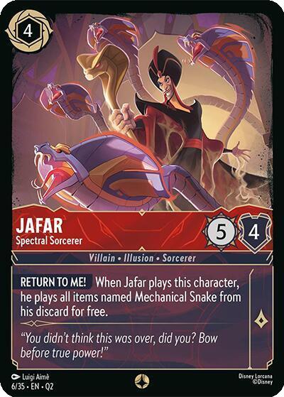 Jafar - Spectral Sorcerer - 6/35 [Illumineer's Quest: Palace Heist] [Non-Foil]