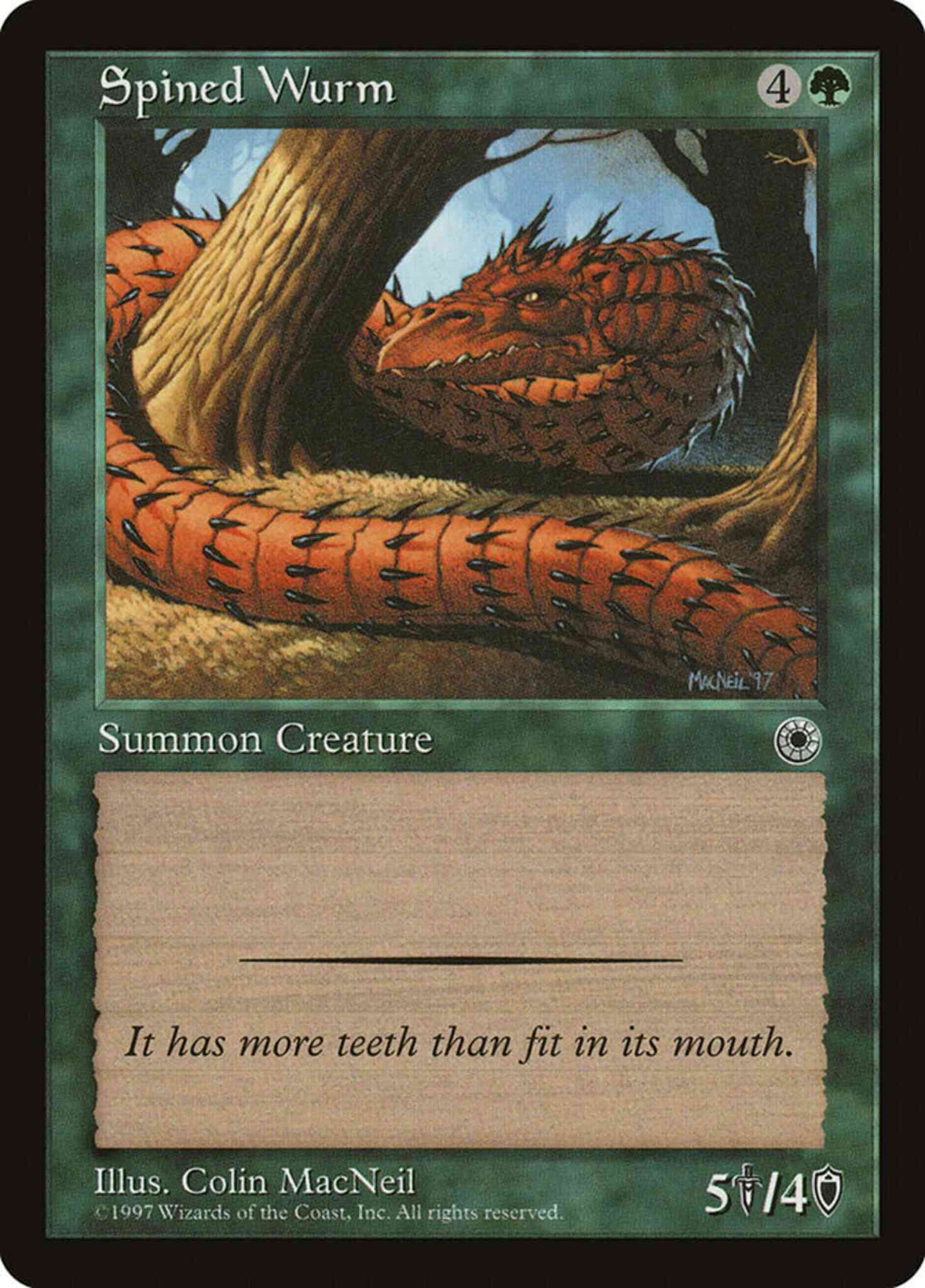 Spined Wurm [185] [Portal 1] [Non-Foil]