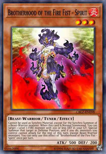 Brotherhood of the Fire Fist - Spirit - AP07-EN020 - Common - Unlimited