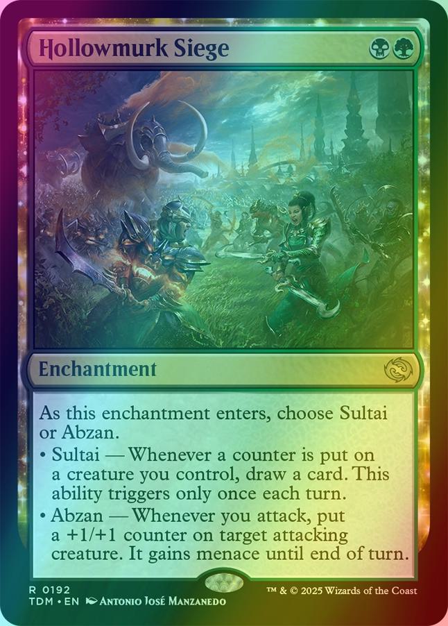 Hollowmurk Siege [192] [Tarkir: Dragonstorm] [Foil]