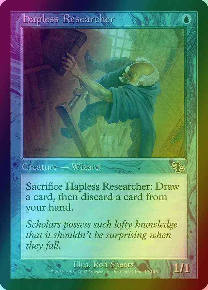 Hapless Researcher [42] [Judgment] [Foil]