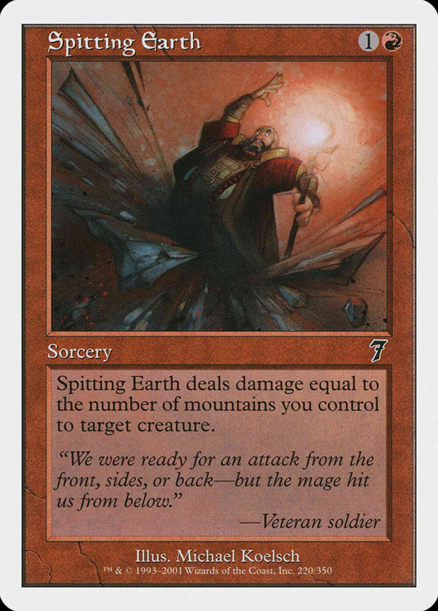 Spitting Earth [220] [Seventh Edition] [Non-Foil]