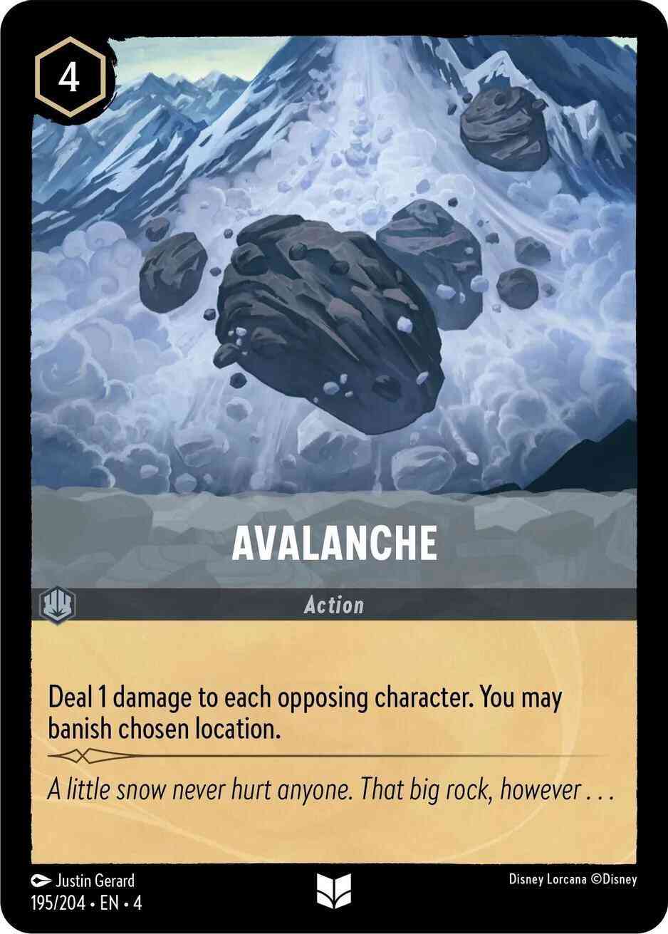 Avalanche - 195/204 [Ursula's Return] [Cold Foil]