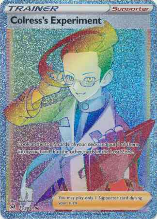 Colress's Experiment - 205/196 - Rare Rainbow [swsh11-205] [Secret]