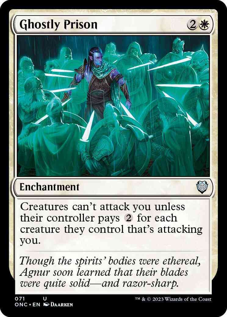 Ghostly Prison [71] [Phyrexia: All Will Be One: Commander] [Non-Foil]