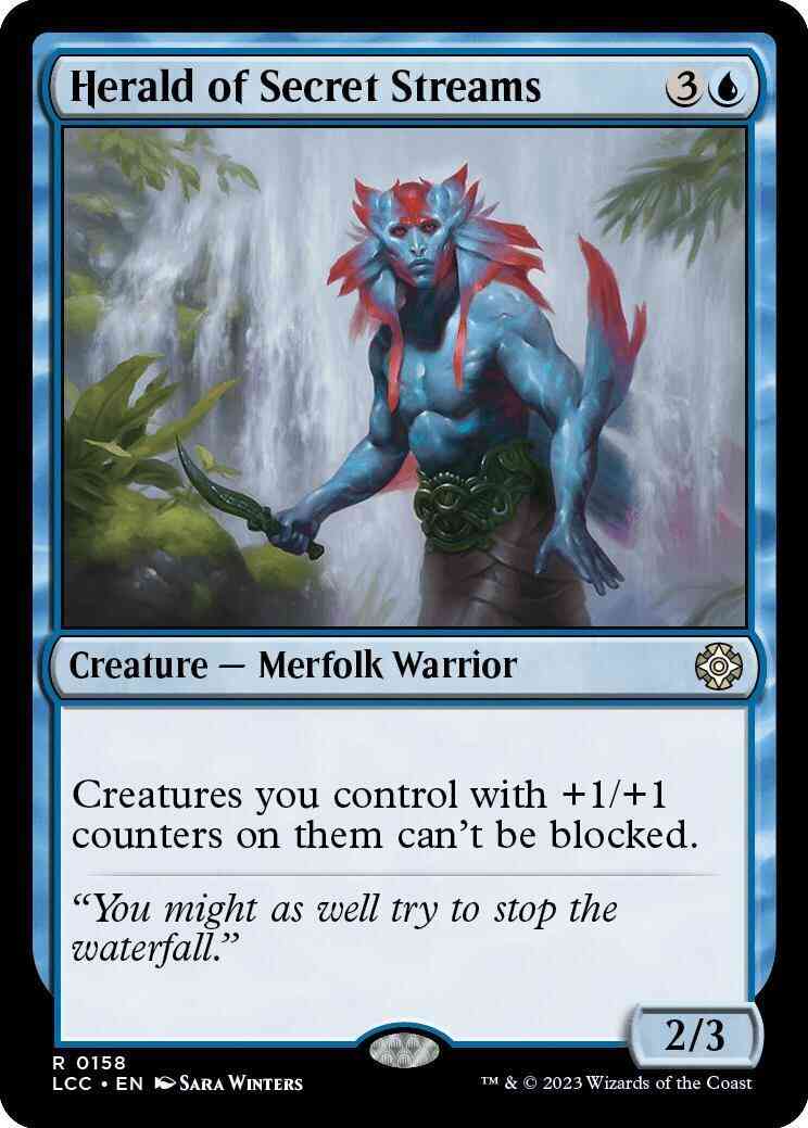 Herald of Secret Streams [158] [The Lost Caverns of Ixalan: Commander] [Non-Foil]