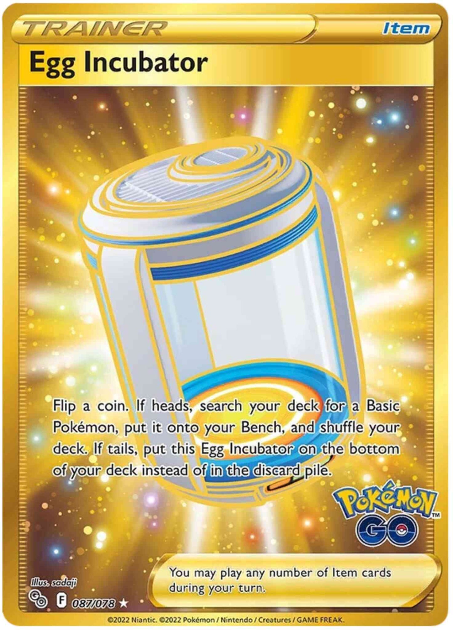 Egg Incubator - 087/078 - Rare Secret [pgo-087] [Secret]