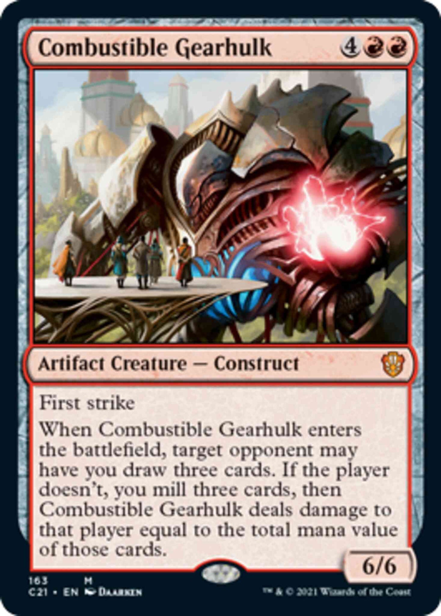 Combustible Gearhulk [163] [Commander 2021] [Non-Foil]