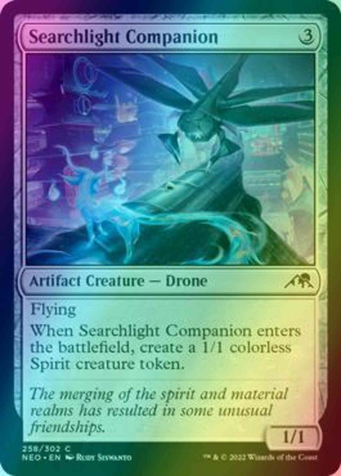 Searchlight Companion [258] [Kamigawa: Neon Dynasty] [Foil]