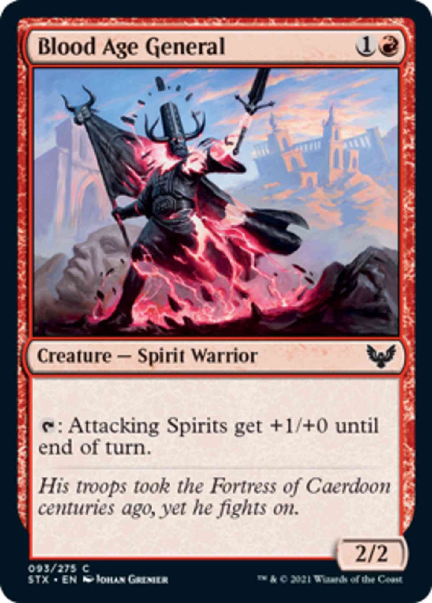 Blood Age General [93] [Strixhaven: School of Mages] [Non-Foil]