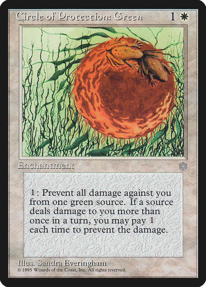 Circle of Protection: Green [14] [Ice Age] [Non-Foil]
