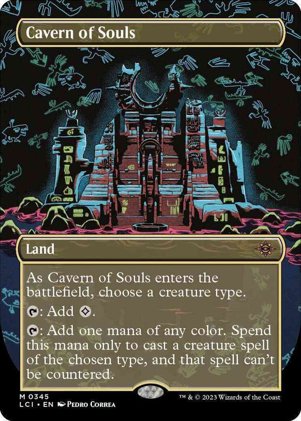 Cavern of Souls [345] [Borderless] [The Lost Caverns of Ixalan] [Non-Foil]