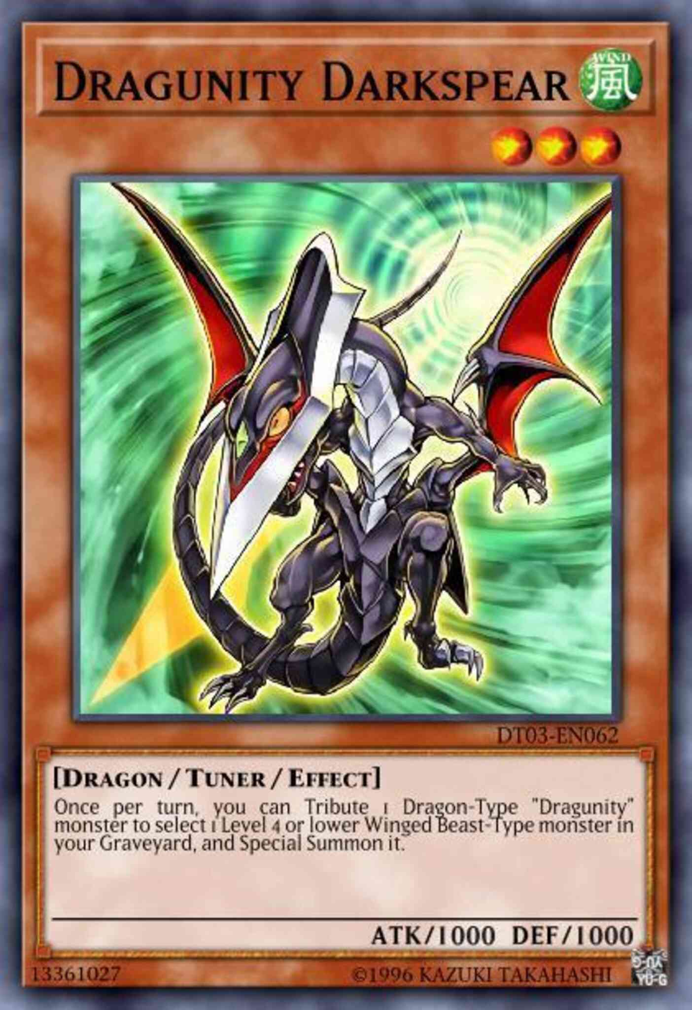 Dragunity Darkspear - SDDL-EN007 - Common - Unlimited